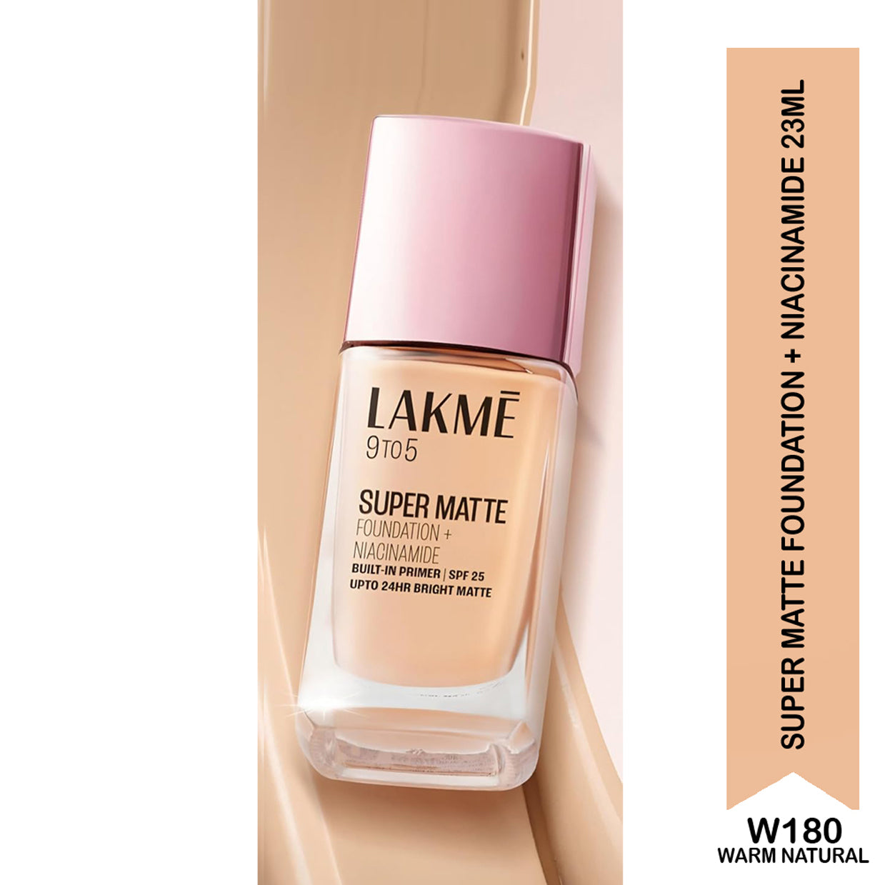 Lakme 9 To Super Matte Foundation + Niacinamide 23ML