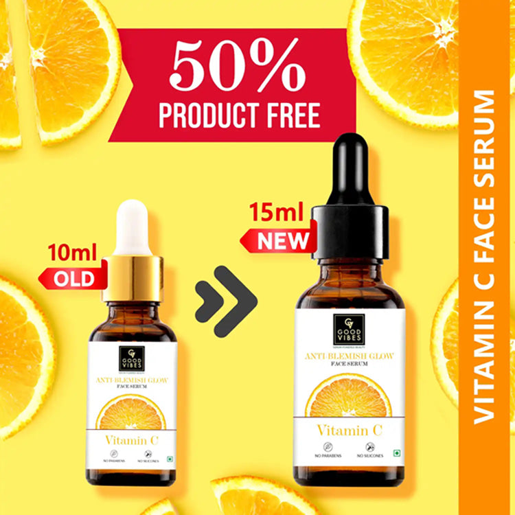 Good Vibes Anti Blemish Glow Vitamin C Face Serum