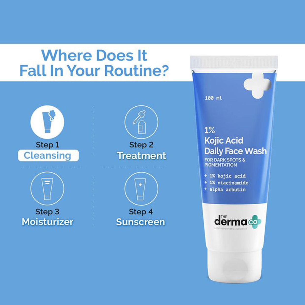 The Derma Co 1Per Kojic Acid Face Wash