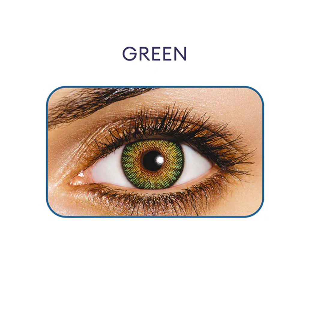 Freshlook Odcc Contact Lenses Green 5 PAIR BOX