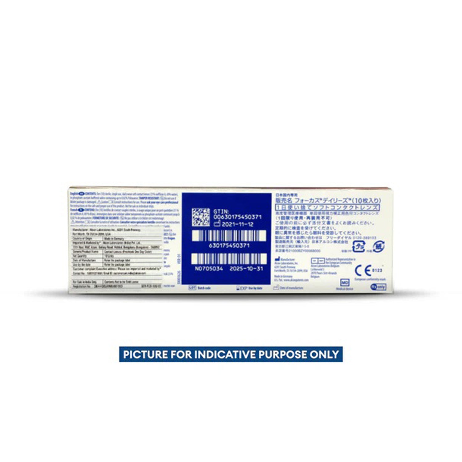 Freshlook Odcc Contact Lenses Green 5 PAIR BOX