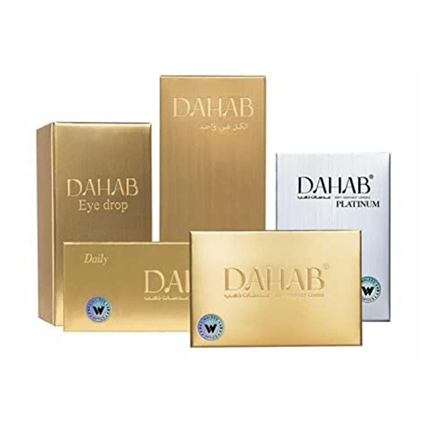 Dahab Contact Lenses 12 Topaz 5 PAIR BOX