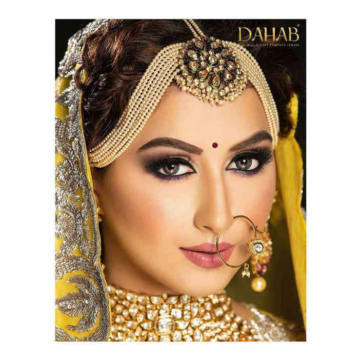 Dahab Contact Lenses 21 Caramel 5 PAIR BOX