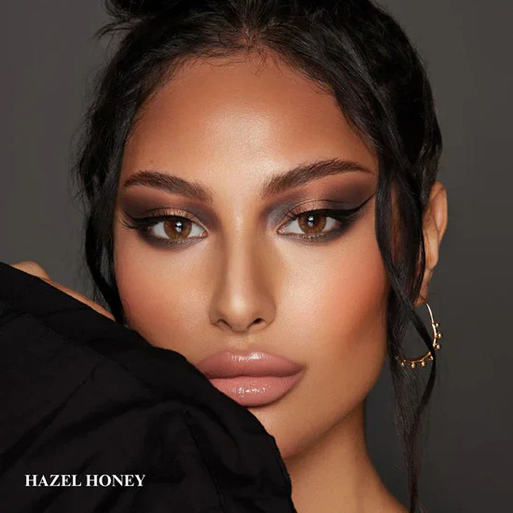 Bella One Day Color Contact Lenses Hazel Honey 5 PAIR