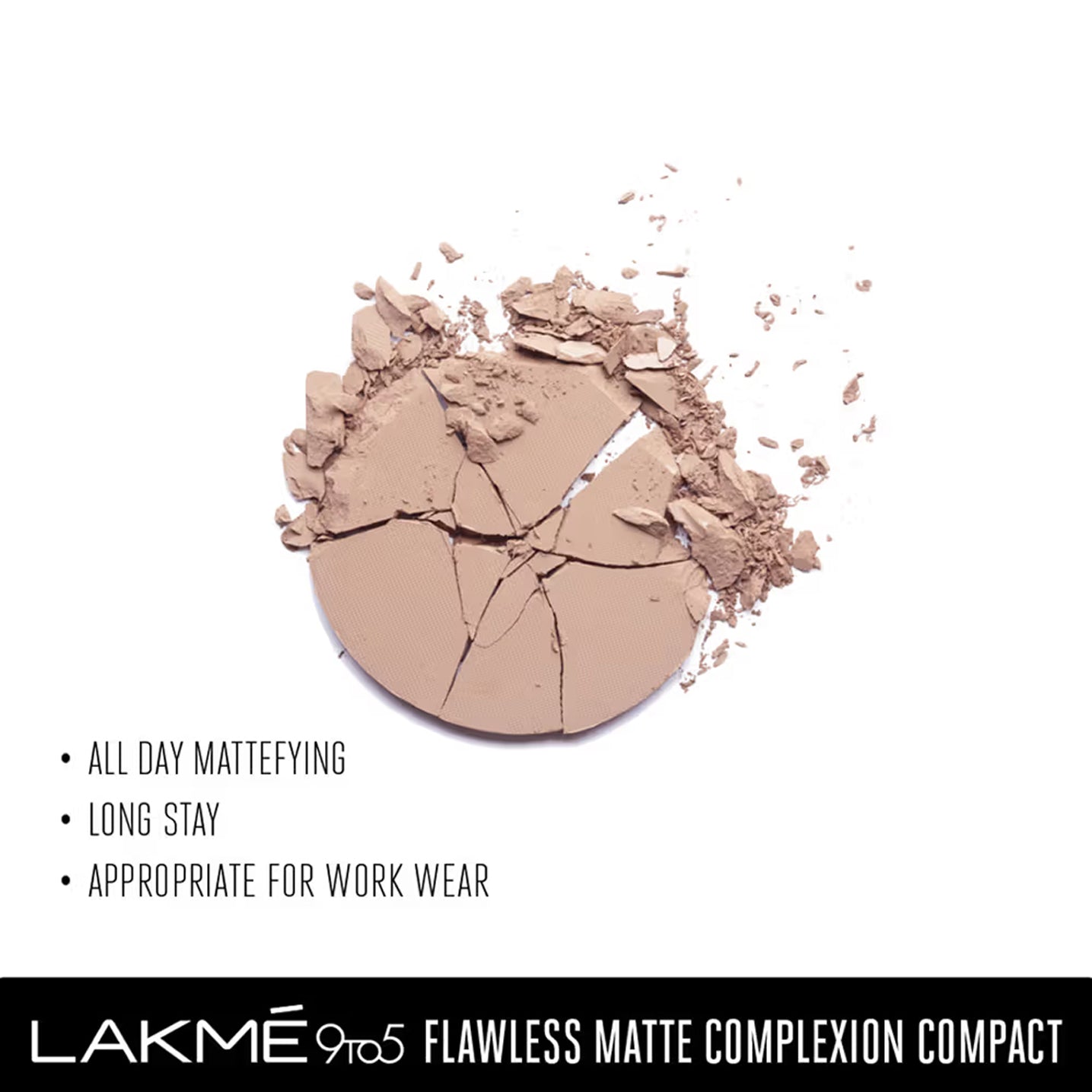 Lakme 9 To 5 Super Matte Compact Niacinamide 8G
