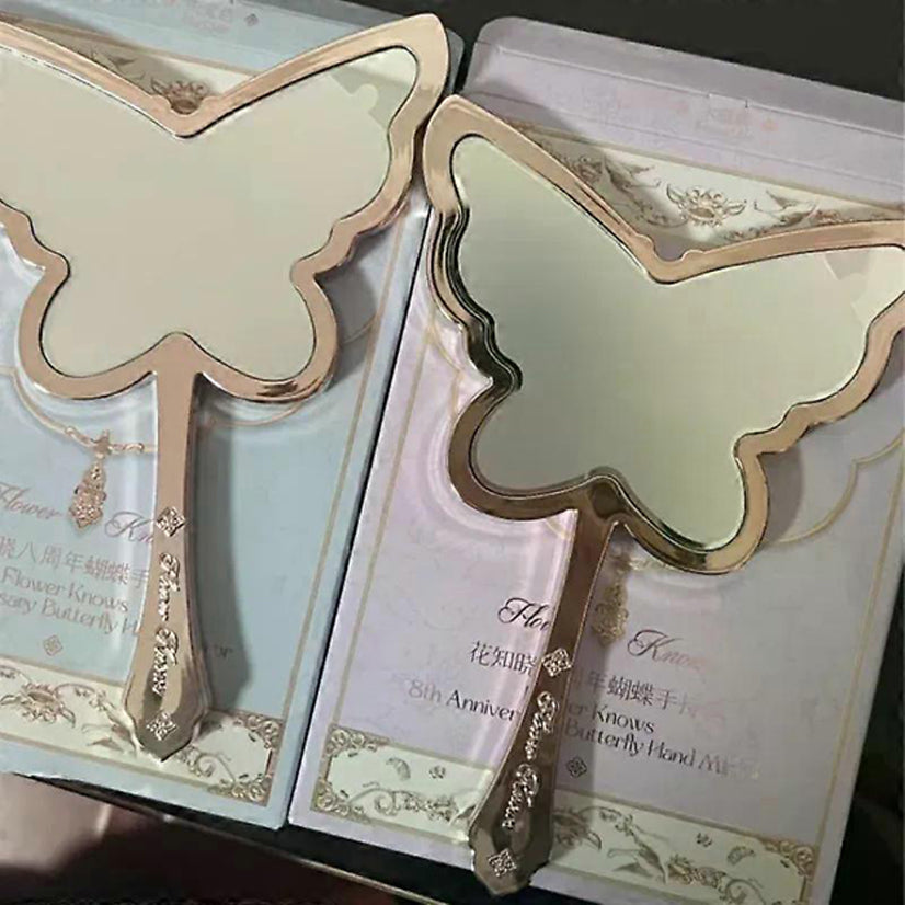 Flower Knows 8th Anniversary Butterfly Hand Mirror
