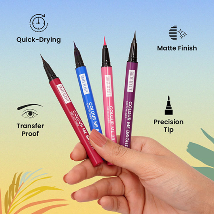 Swiss beauty Colour Me Vright Sketch Liner 0.7ml
