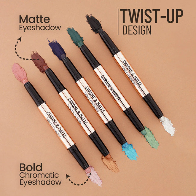 Swiss Beauty Chrome & Matte Twin Eyeshadow 2G