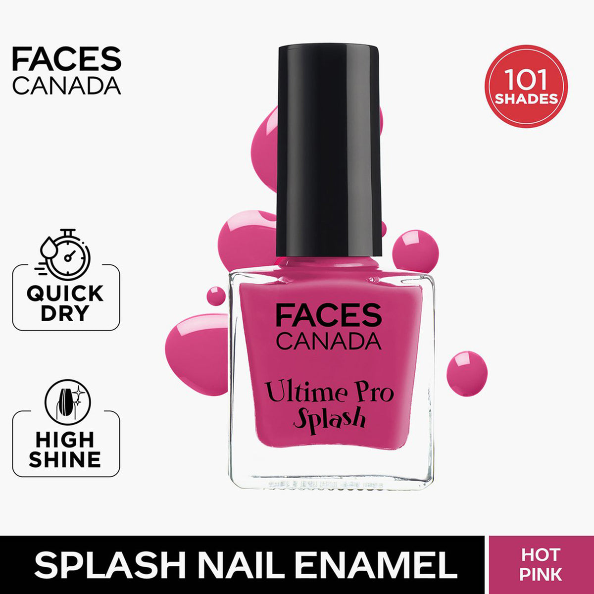 Faces Ultime Pro Splash Nail Enamel 8ML