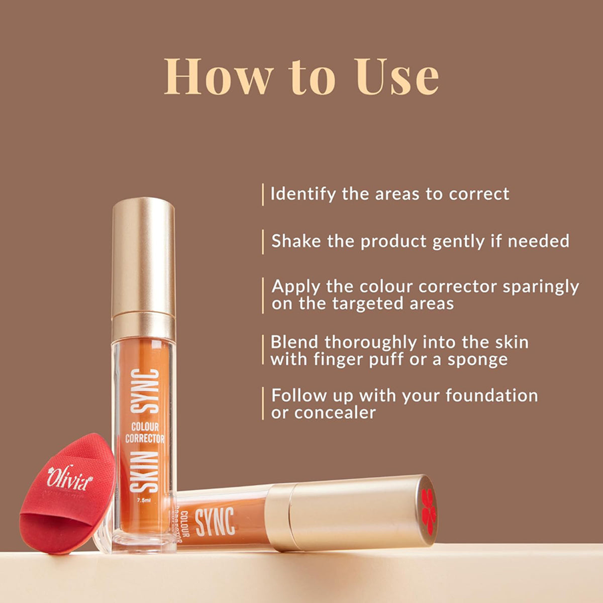 Olivia Skin Sync Color Corrector 7.5ml