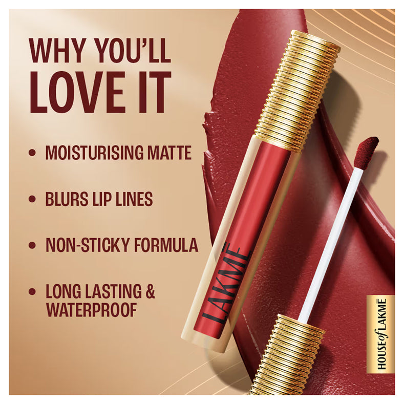 Lakme Ultimate Glam Liquid Lipstick 4.2ML