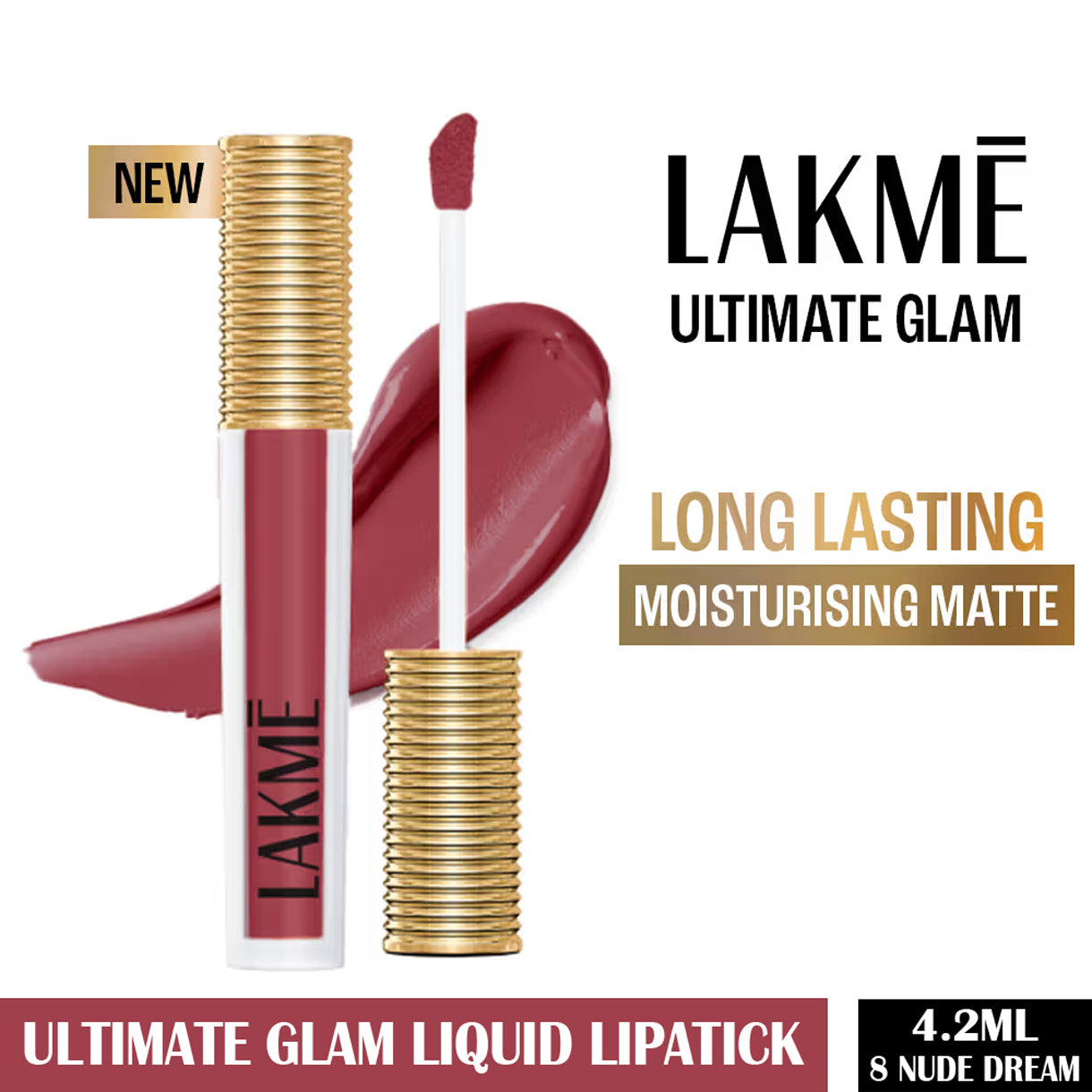 Lakme Ultimate Glam Liquid Lipstick 4.2ML