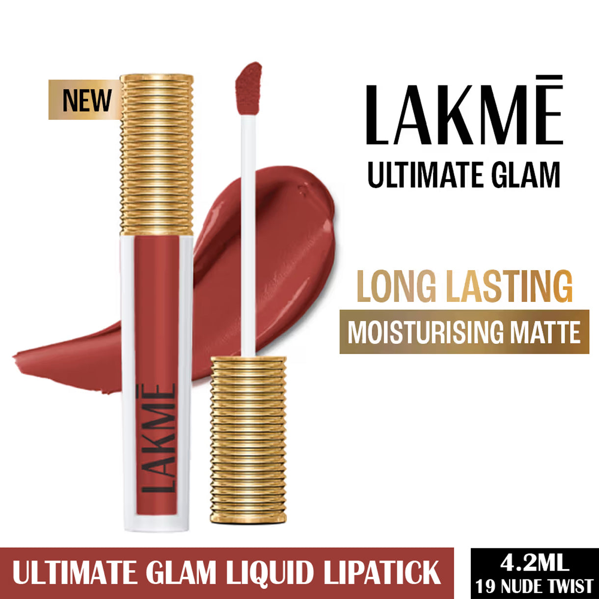 Lakme Ultimate Glam Liquid Lipstick 4.2ML