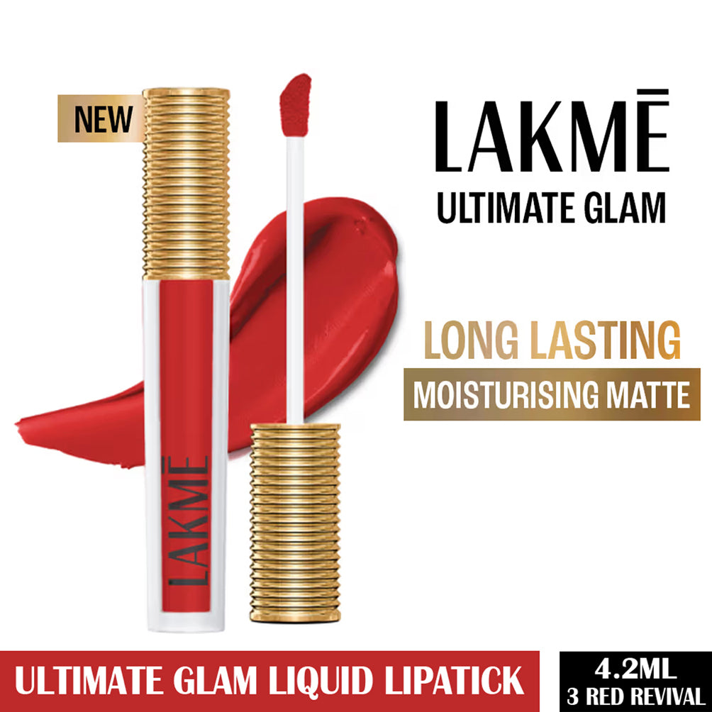 Lakme Ultimate Glam Liquid Lipstick 4.2ML