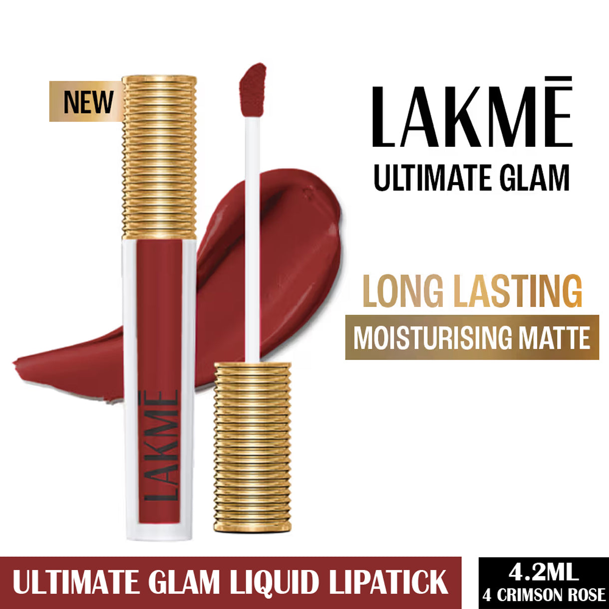 Lakme Ultimate Glam Liquid Lipstick 4.2ML