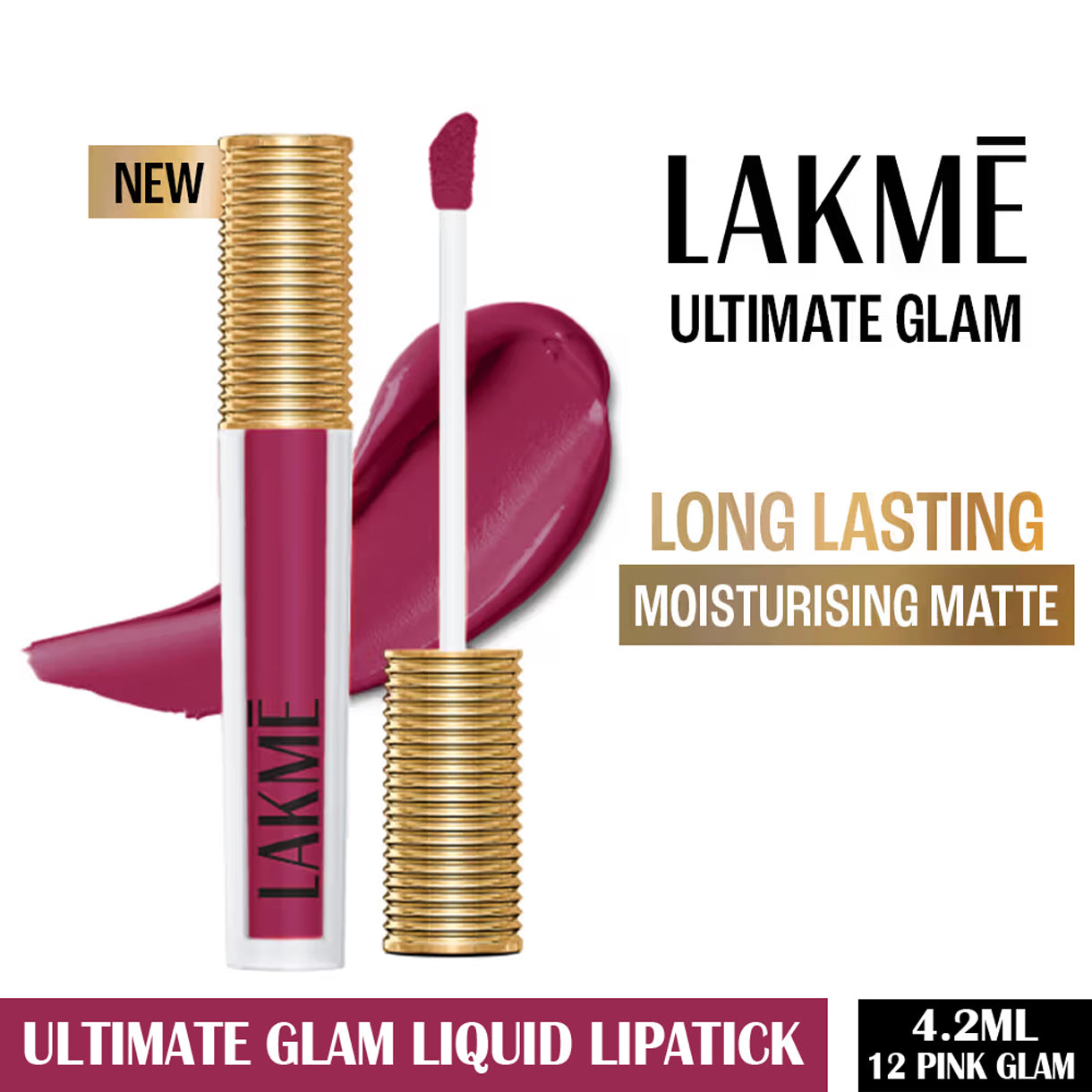 Lakme Ultimate Glam Liquid Lipstick 4.2ML