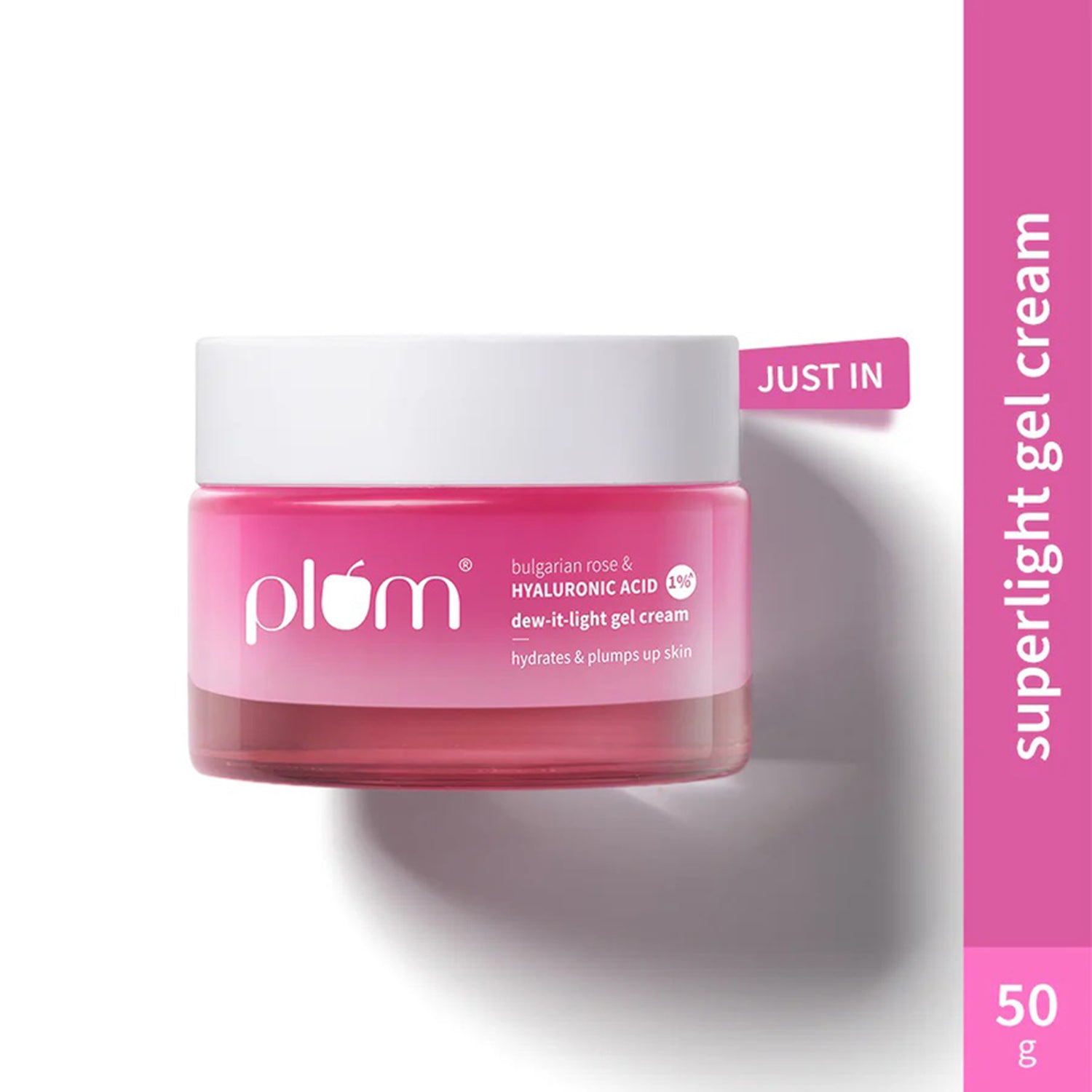 Plum Bulgarian Rose And 1Per Hyaluronic Acid Dew-It-Light Gel Cream