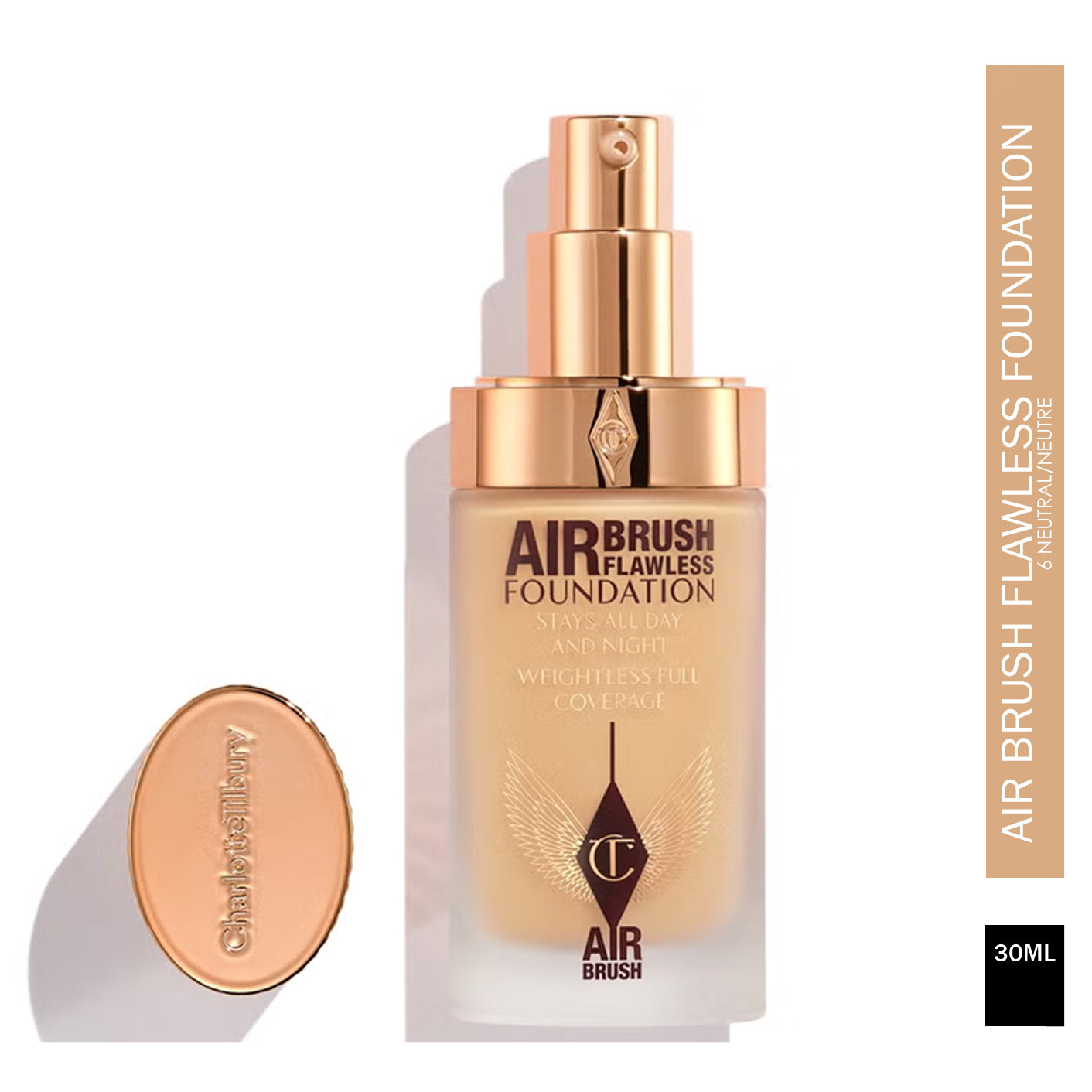 Charlotte Tilbury Air Brush Flawless Blurring Foundation 30ml (New)