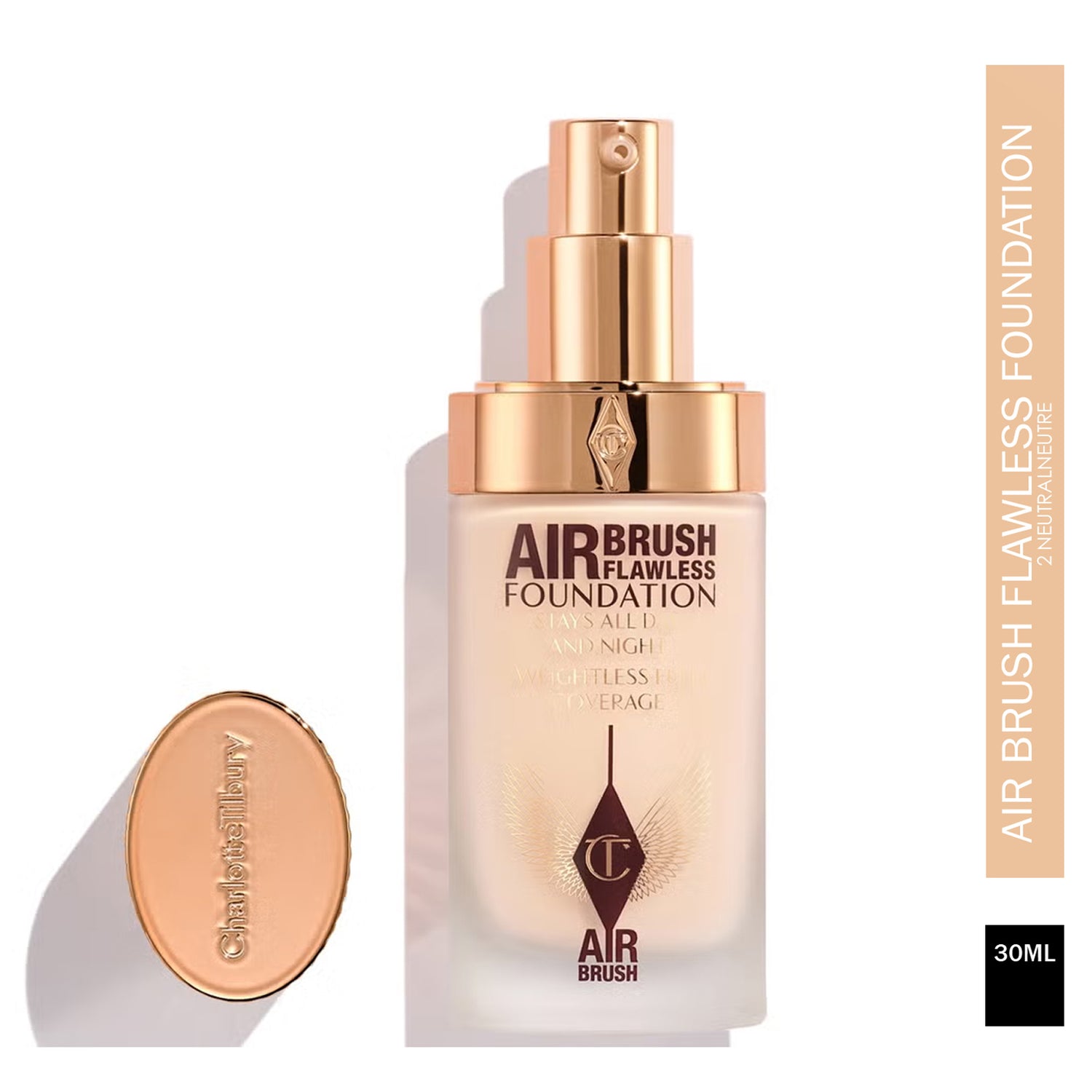 Charlotte Tilbury Air Brush Flawless Blurring Foundation 30ml (New)