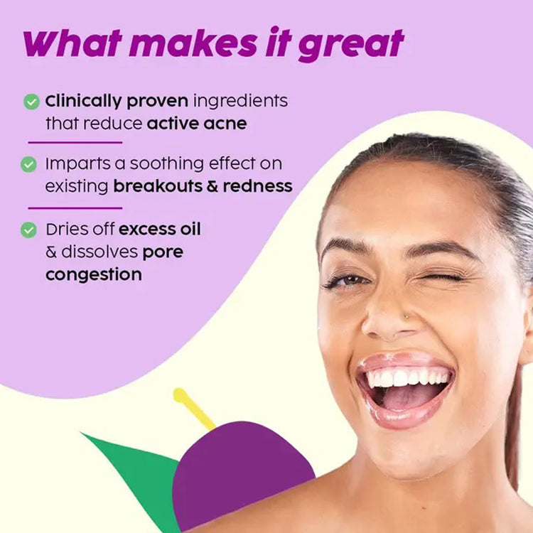PlixJamun Salicylic Acid Cleanser Gel For Active Acne