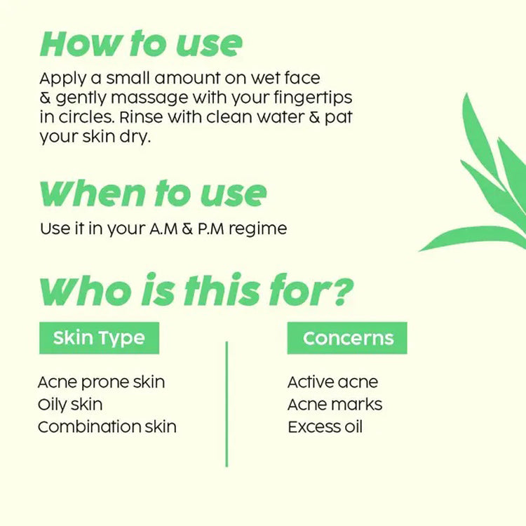 PlixJamun Salicylic Acid Cleanser Gel For Active Acne