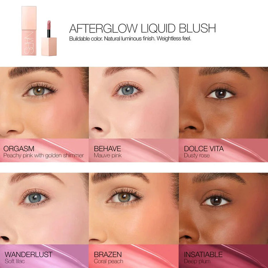 Nars Afterglow Liquid Blush Fard A Joues Liquid 7Ml