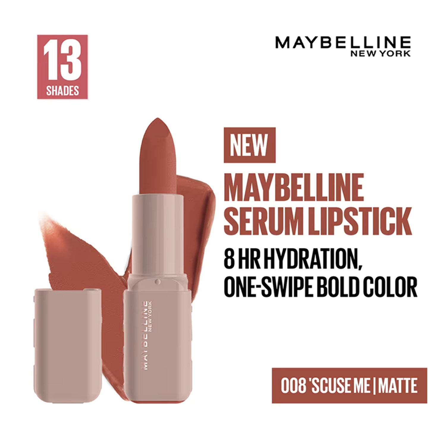 Maybelline Serum Matte Lipstick 4.2G