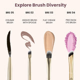 Mars Artist Arsenal Professional Angled Brush With Spoolie (Bre06)