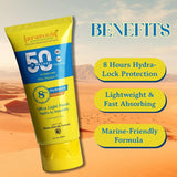 Aaryanveda Spf 50 PA+++ Sunscreen With Vitamin C and ultra light finish Texture 100 ML