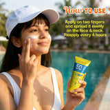 Aaryanveda Spf 50 PA+++ Sunscreen With Vitamin C and ultra light finish Texture 100 ML