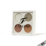 F Studio Starlight Quad Four High - Shine Glitter Shades /-/01 Celestial Glow