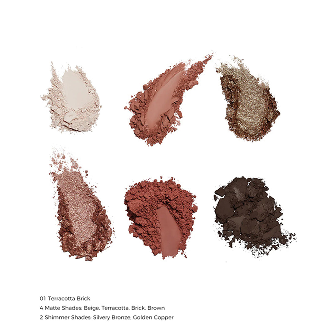 Flower Knows Butterfly Cloud Collar Collection Six-Color Eyeshadow Palette 6.5g