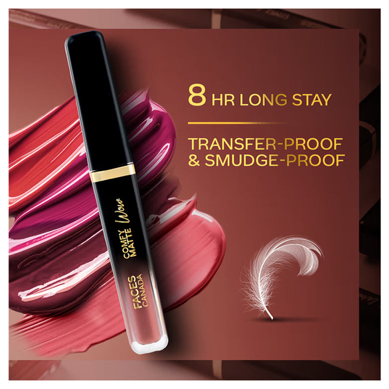 Faces Comfy Matte Wow Liquid Lipstick 3.8ml