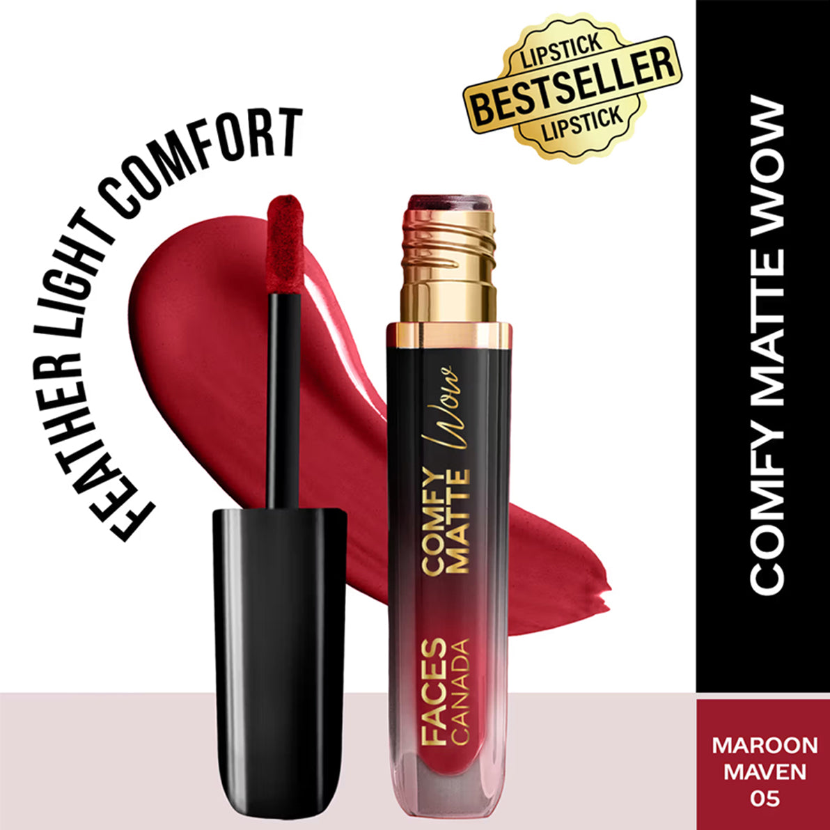 Faces Comfy Matte Wow Liquid Lipstick 3.8ml