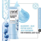 Lakme Blush & Glow Blueberry + Peptide Jelly Face Wash