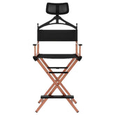 Foldable Makeup Chair With Headrest Rose Gold sbc 04