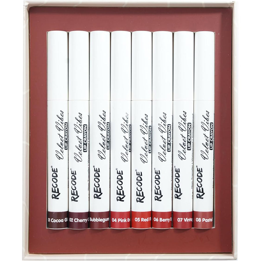 Recode Velvet Vibes Lip Crayon 1.5G*8N