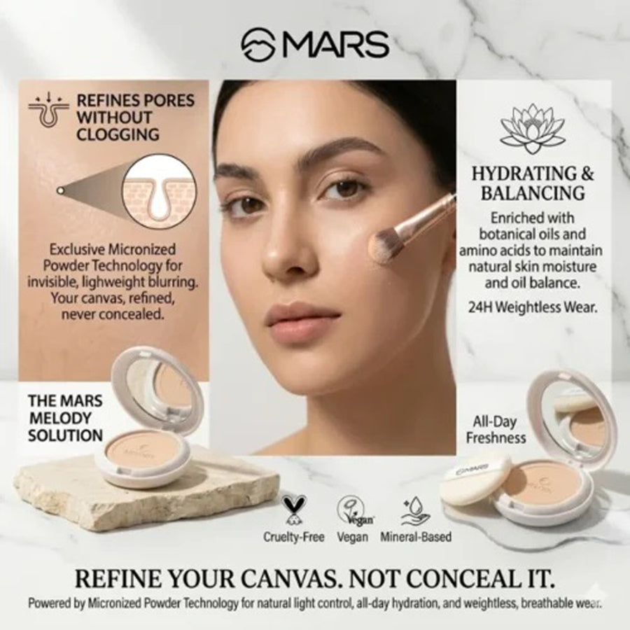 Mars Melody Compact Powder 10g*2