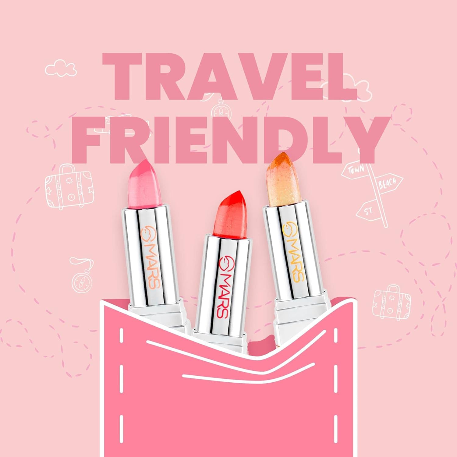 Mars Hydra Tint Color Changing Lipstick 3.5g