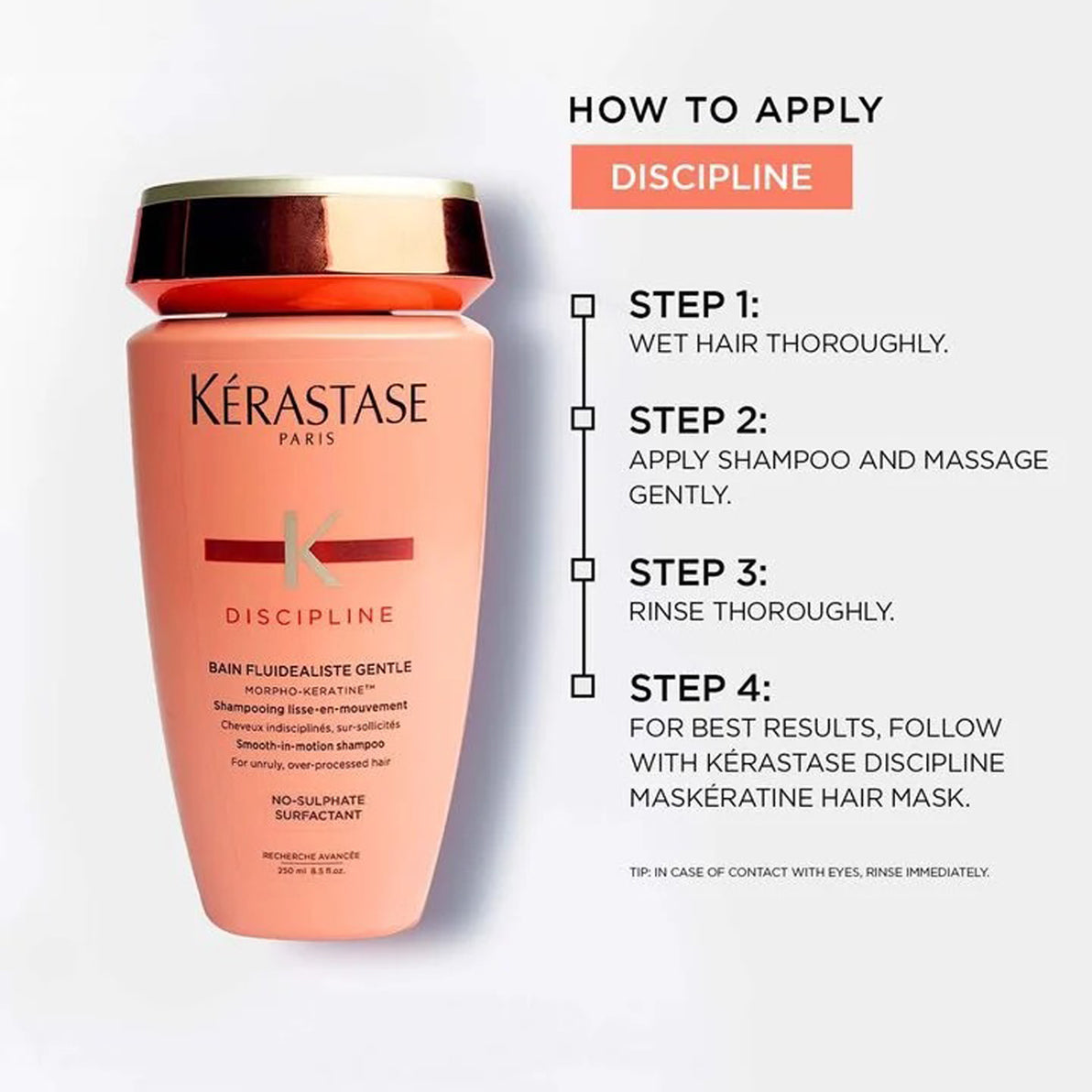 Kerastase Discipline Smooth-In-Motion Shampoo 250ml