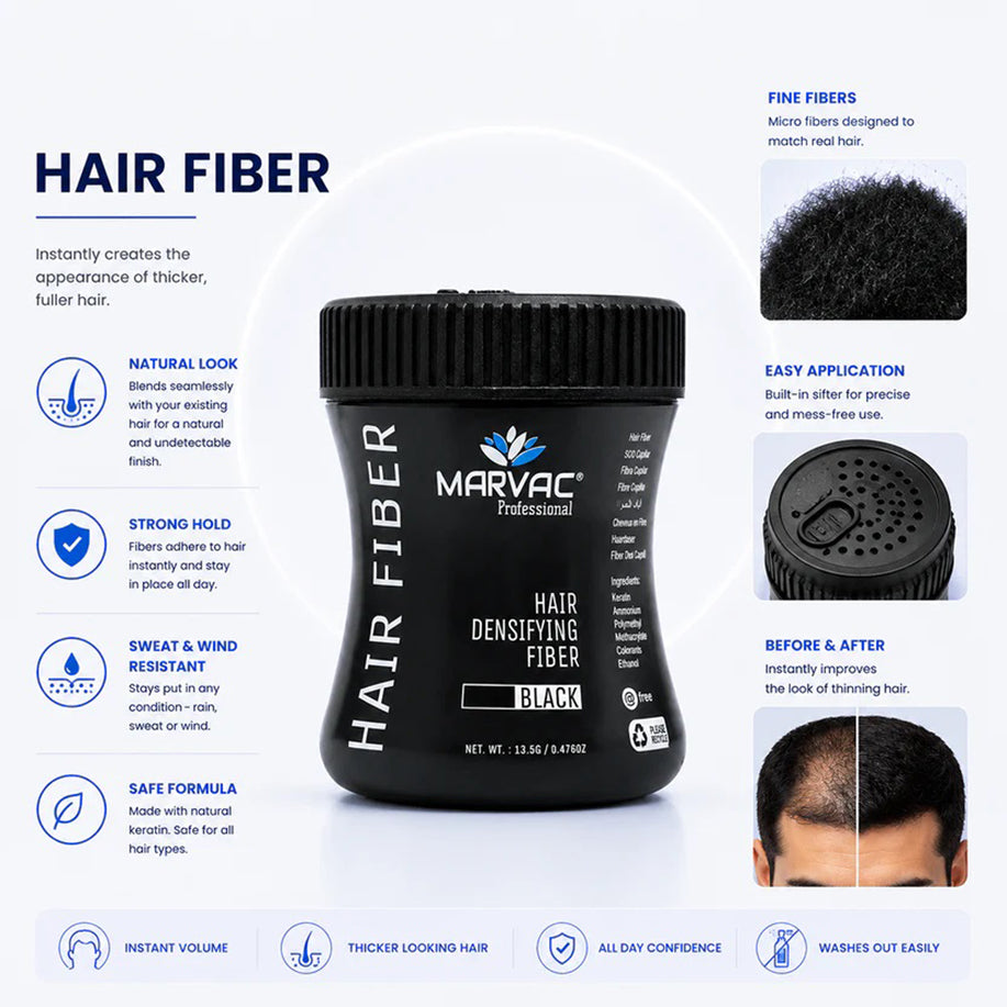 Marvac Hair Densifying Fiber