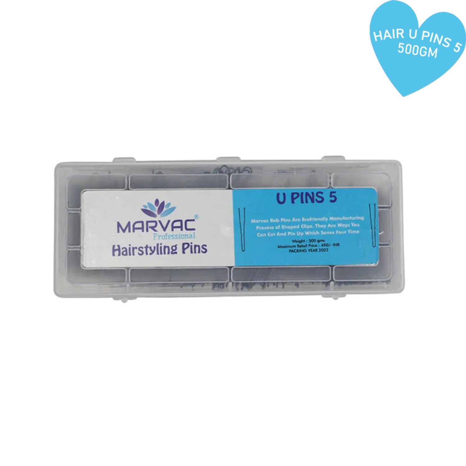 Marvac Hair U Pins 500gm