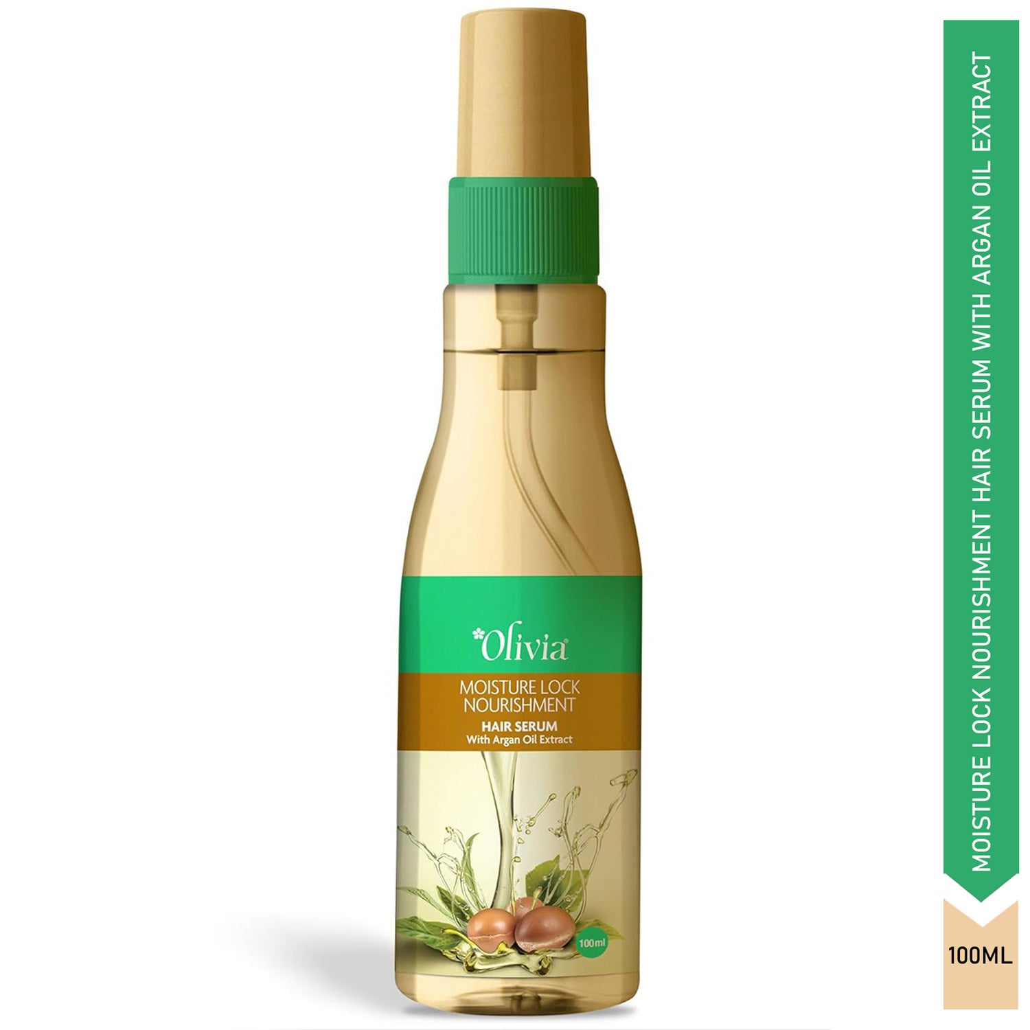 Olivia Moisture Lock Nourishment Hair Serum With Argan Oil Extract