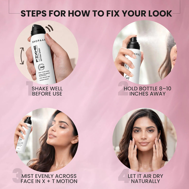 Shopaarel Fixme Air Glow Makeup Setting Spray 100 ML