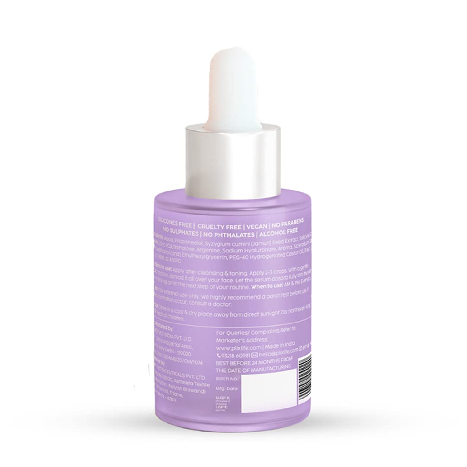 Plix Jamun 2Per Salicylic Acid Exfoliating Face Serum 30ML