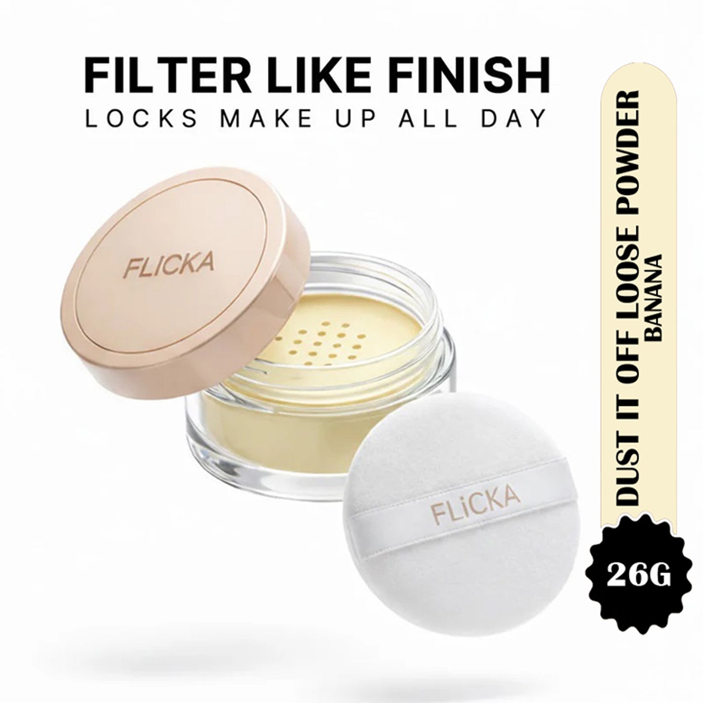 Flicka Dust It Off Loose Powder 26G