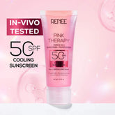 Renee Pink Therapy PDRN 2-In-1 Sunscreen + Moisturizer 50g