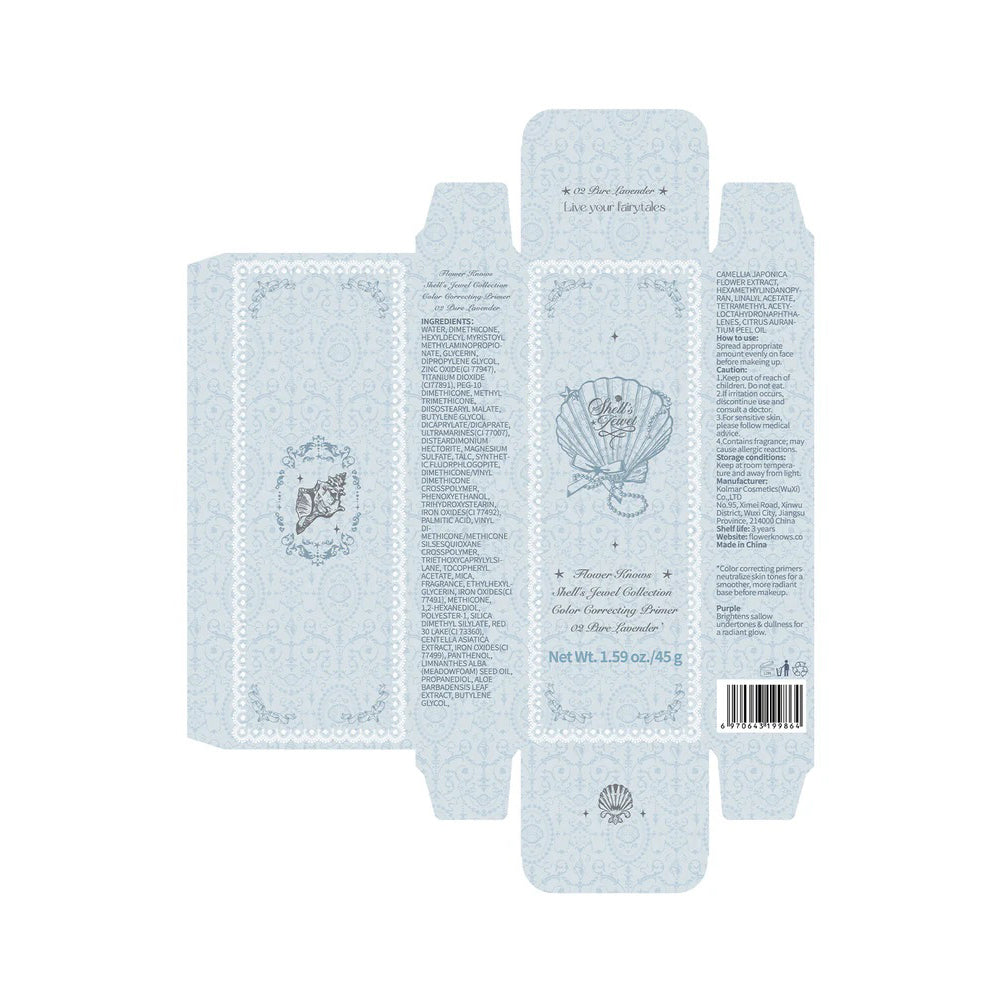 Flower Knows Shells Jewel Collection Color Correcting Primer 45g