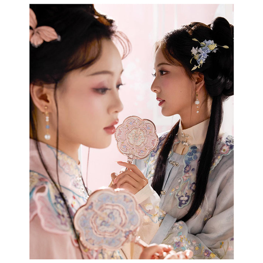 Flower Knows Butterfly Cloud Collar Collection Hand Mirror