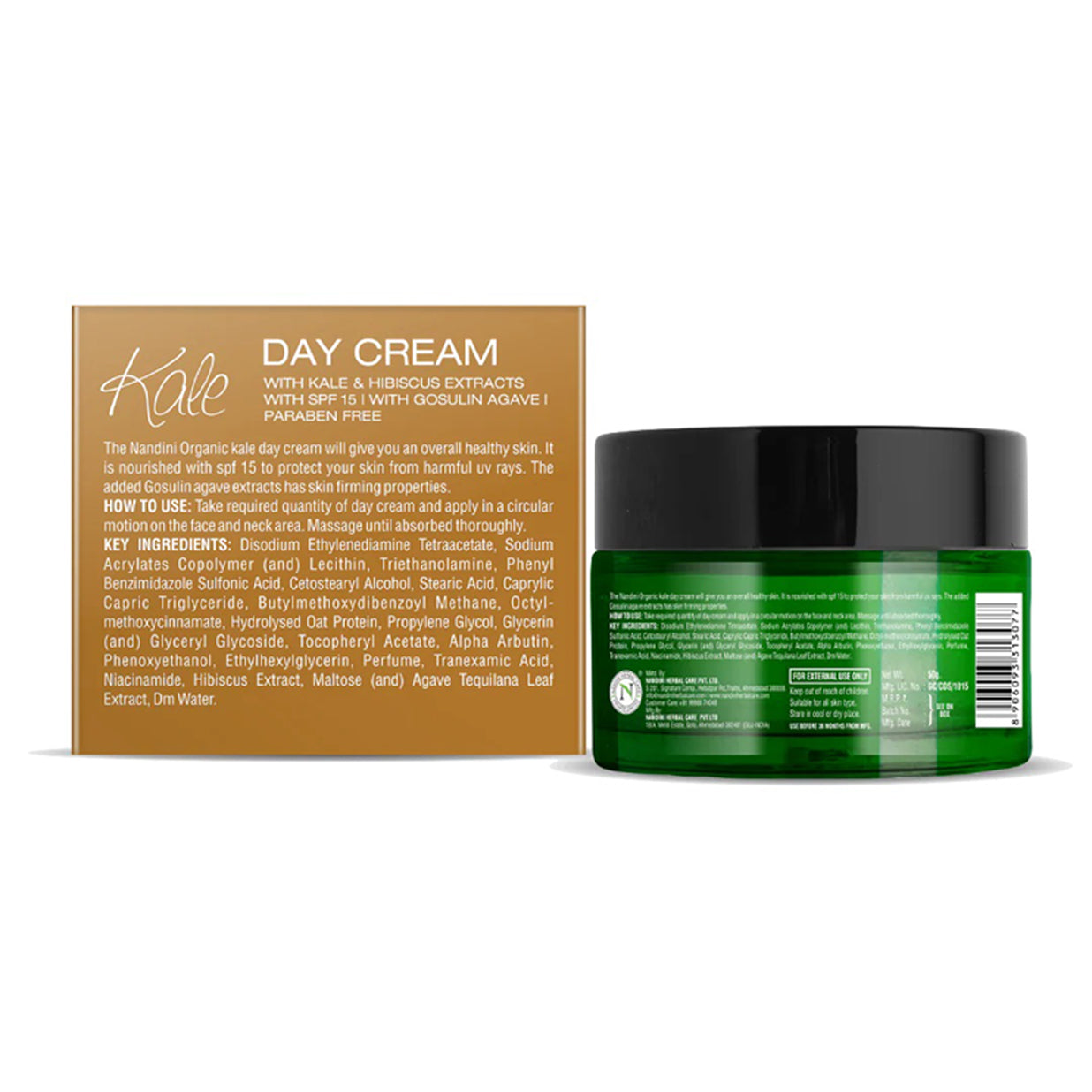Nandini Organic Kale Day Cream 50g